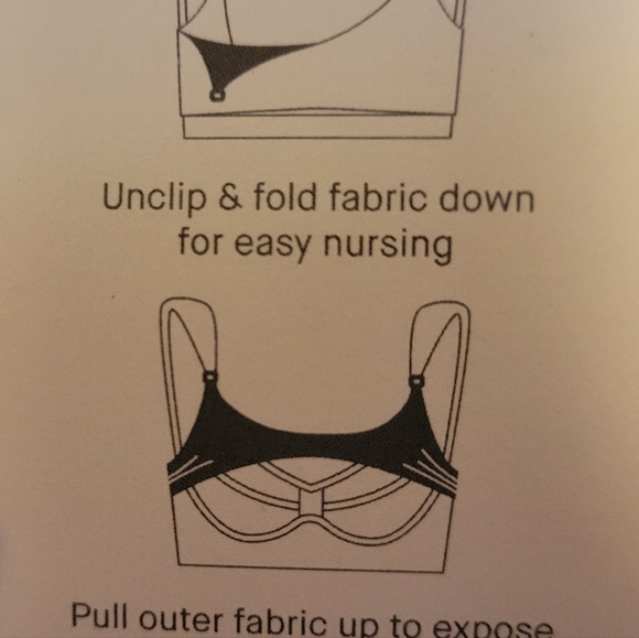 Black bra, NWT nursing pumping bra - Picture 5 of 7